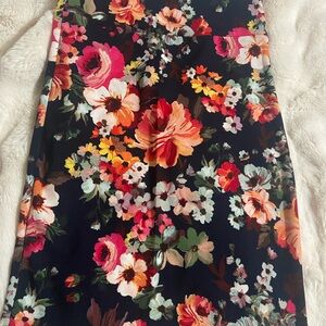 XXL stretch Agnes & Dora Multicolor Floral Pencil Skirt